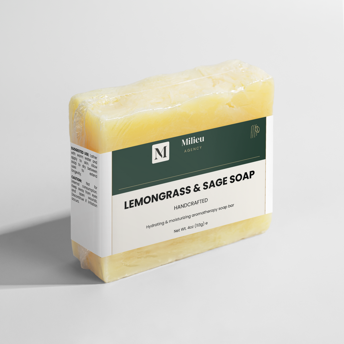 Milieu Lemongrass & Sage Soap