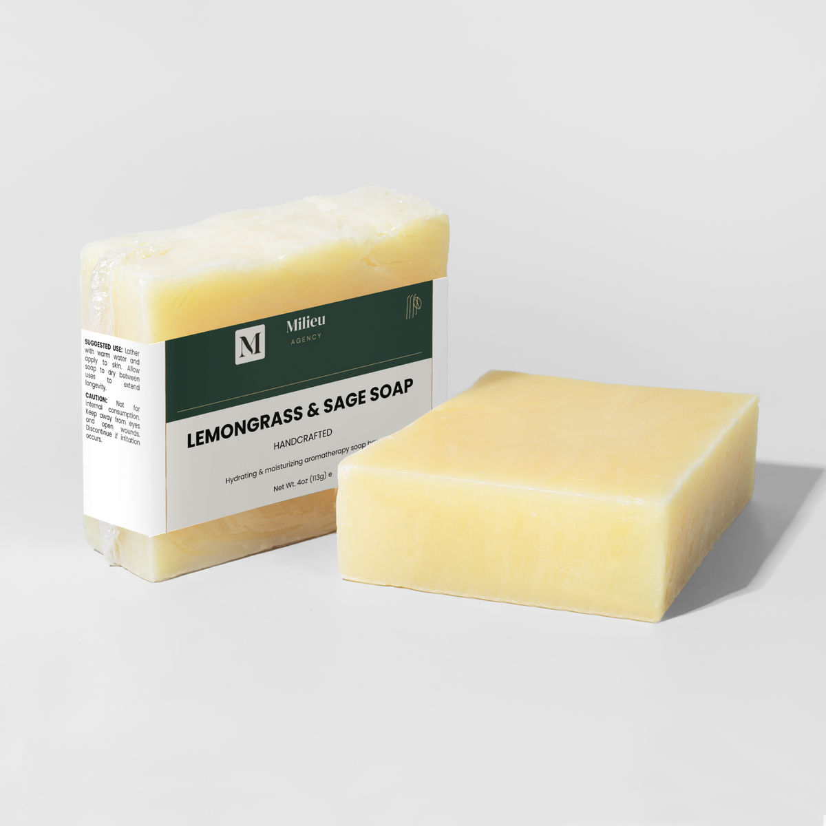 Milieu Lemongrass & Sage Soap