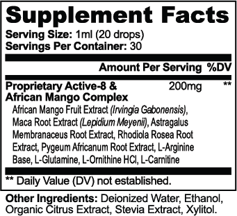 Milieu Diet Drops Ultra 1 oz