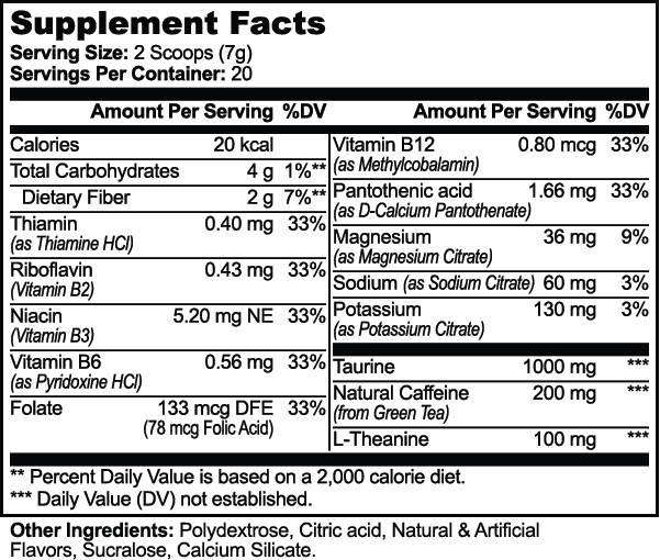 Milieu Energy Powder (Lychee Splash Energy)