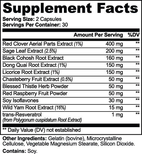 Milieu Women's Vitality Formula