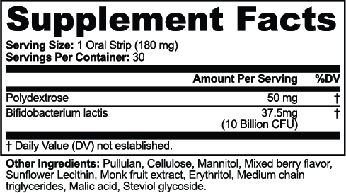 Milieu Probiotic + Metabolism Strips