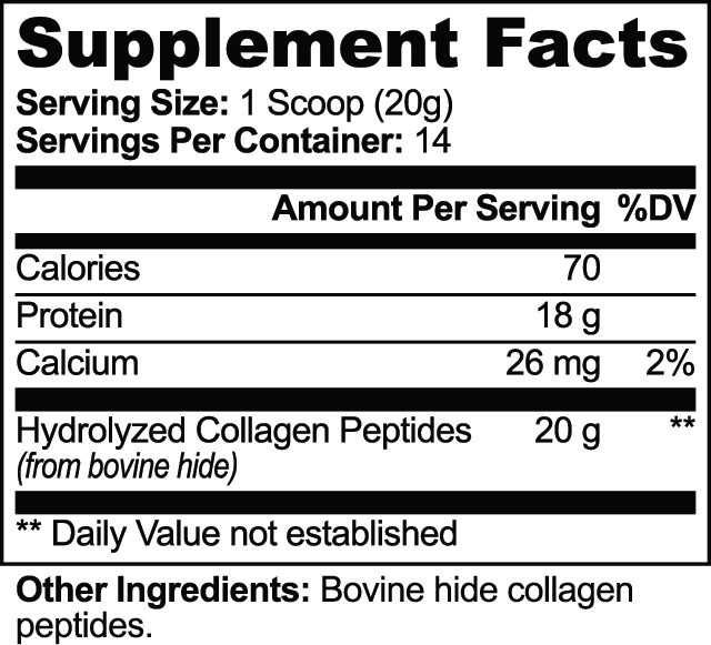 Milieu Grass-Fed Hydrolyzed Collagen Peptides
