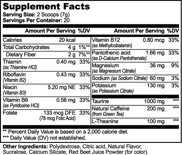 Milieu Energy Powder (Strawberry Shortcake)