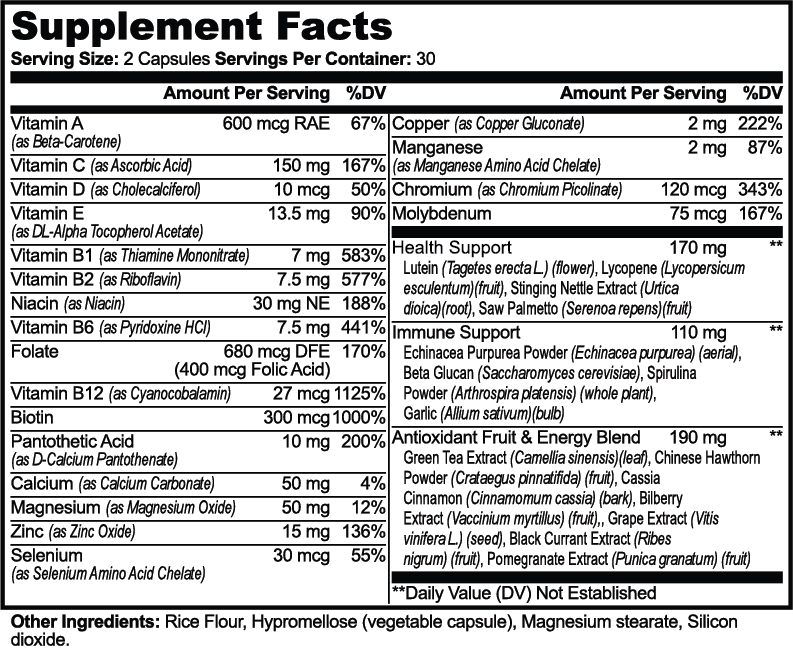 Milieu Complete Multivitamin