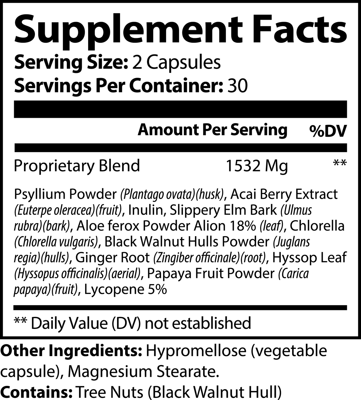Milieu Max Detox (Acai detox)