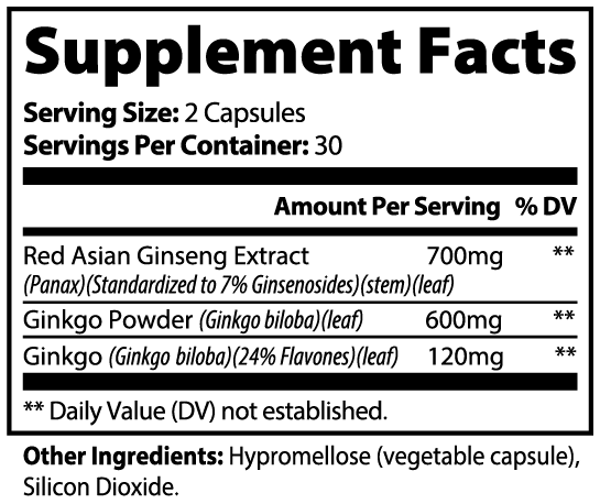 Milieu Ginkgo Biloba + Ginseng
