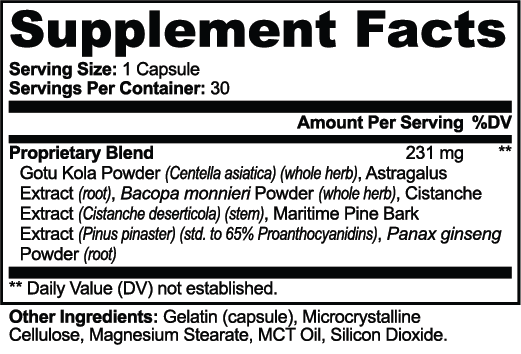 Milieu Gotu Kola & Bacopa Clarity Complex