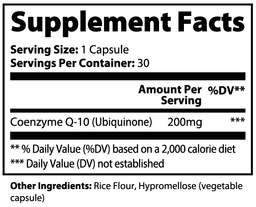 Milieu CoQ10 Ubiquinone
