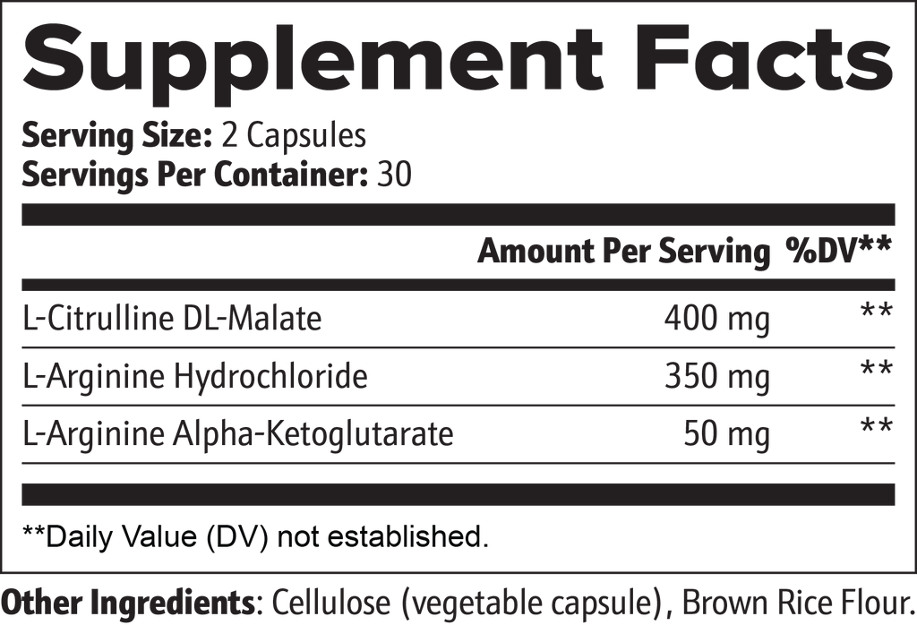 Milieu L-Citrulline & L-Arginine Stack