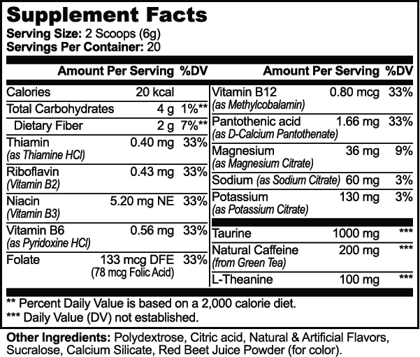 Milieu Energy Powder (Guava Berry)