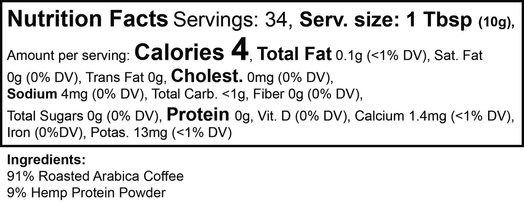 Milieu Hemp Harvest Coffee (Medium Roast)